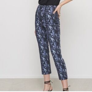 Dynamite Blue and Black Snake Skin Print Pants Size S